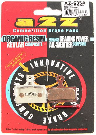 Фото Тормозные колодки A2Z 635 (Shimano) gnn. Купить Тормозные колодки A2Z 635 (Shimano) gnn  в Санкт-Петербурге, доставка по России