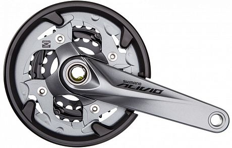 Фото Система Shimano Alivio FC-M4050 9 скоростей Hollowtech 2. Купить Система Shimano Alivio FC-M4050 9 скоростей Hollowtech 2  в Санкт-Петербурге, доставка по России