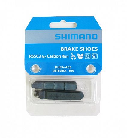 Фото Тормозные вкладыши Shimano R55C3 для карбоновых ободов. Купить Тормозные вкладыши Shimano R55C3 для карбоновых ободов  в Санкт-Петербурге, доставка по России