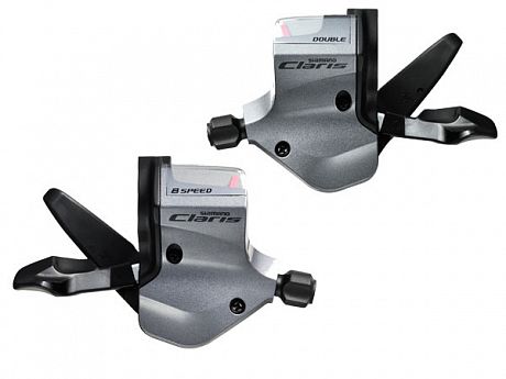 Фото Шоссейные манетки Shimano Claris SL-2400 16 скоростей. Купить Шоссейные манетки Shimano Claris SL-2400 16 скоростей  в Санкт-Петербурге, доставка по России