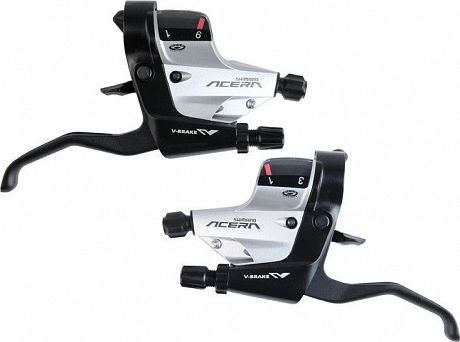 Фото Моноблоки Shimano Acera ST-M390 27 скоростей. Купить Моноблоки Shimano Acera ST-M390 27 скоростей  в Санкт-Петербурге, доставка по России