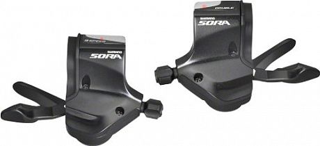Фото Шоссейные манетки Shimano Sora SL-3500 18 скоростей. Купить Шоссейные манетки Shimano Sora SL-3500 18 скоростей  в Санкт-Петербурге, доставка по России